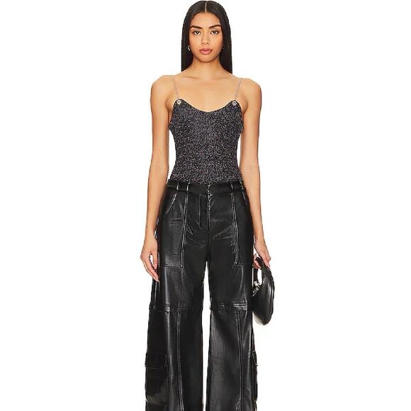 Superdown Revolve Sav Chain Strap Bodysuit - Picture 5 of 9